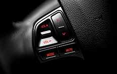 Kia Rio 4-door Interior Steering wheel audio remote