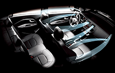 Kia Rio 4-door Interior Full auto climate control Cluster ionizer