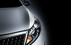 Kia Sportage EXterior Black bezel headlamps with LED DRL